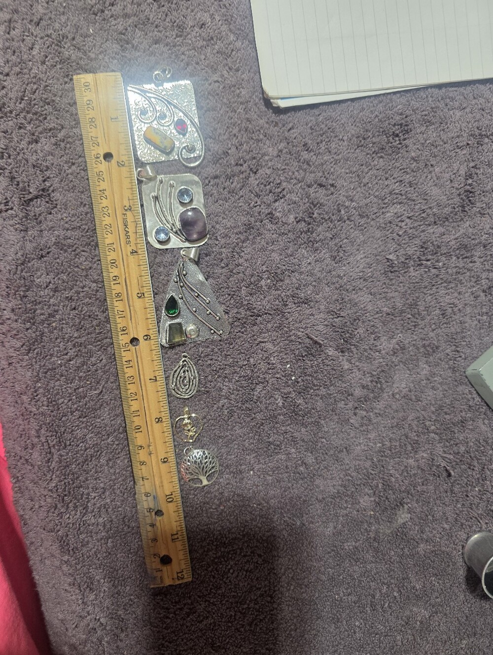 6 Different Silver Pendants Skmenwuth Gems - Picture 6 of 8